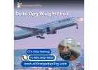 Does Delta have a weight limit for dogs flying in-cabin?