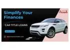 Get Financial Relief in no time with Car Title Loans